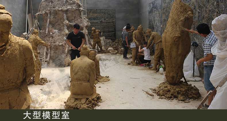 銅雕塑模型室，銅雕塑模型